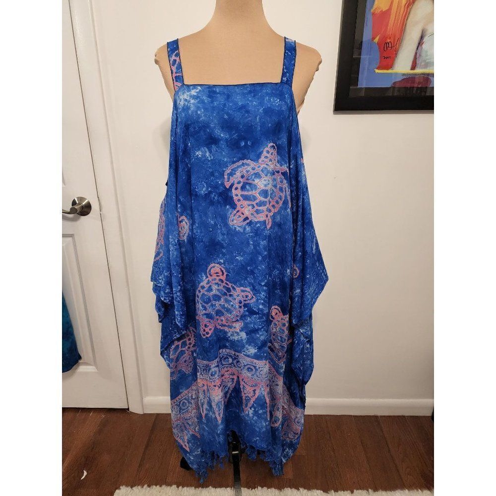 Tropical, boho Style Summer Cold Shoulder One Size,